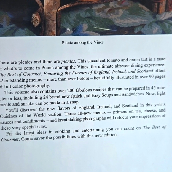 1996 THE BEST OF GOURMET  FEATURING THE FLAVORS OF ENGLAND, IRELAND & SC… - Picture 5 of 10